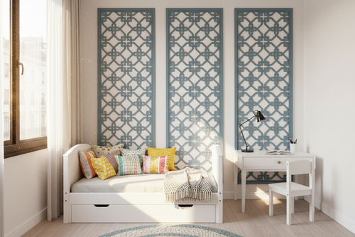 Cuarto de niños dusty blue
