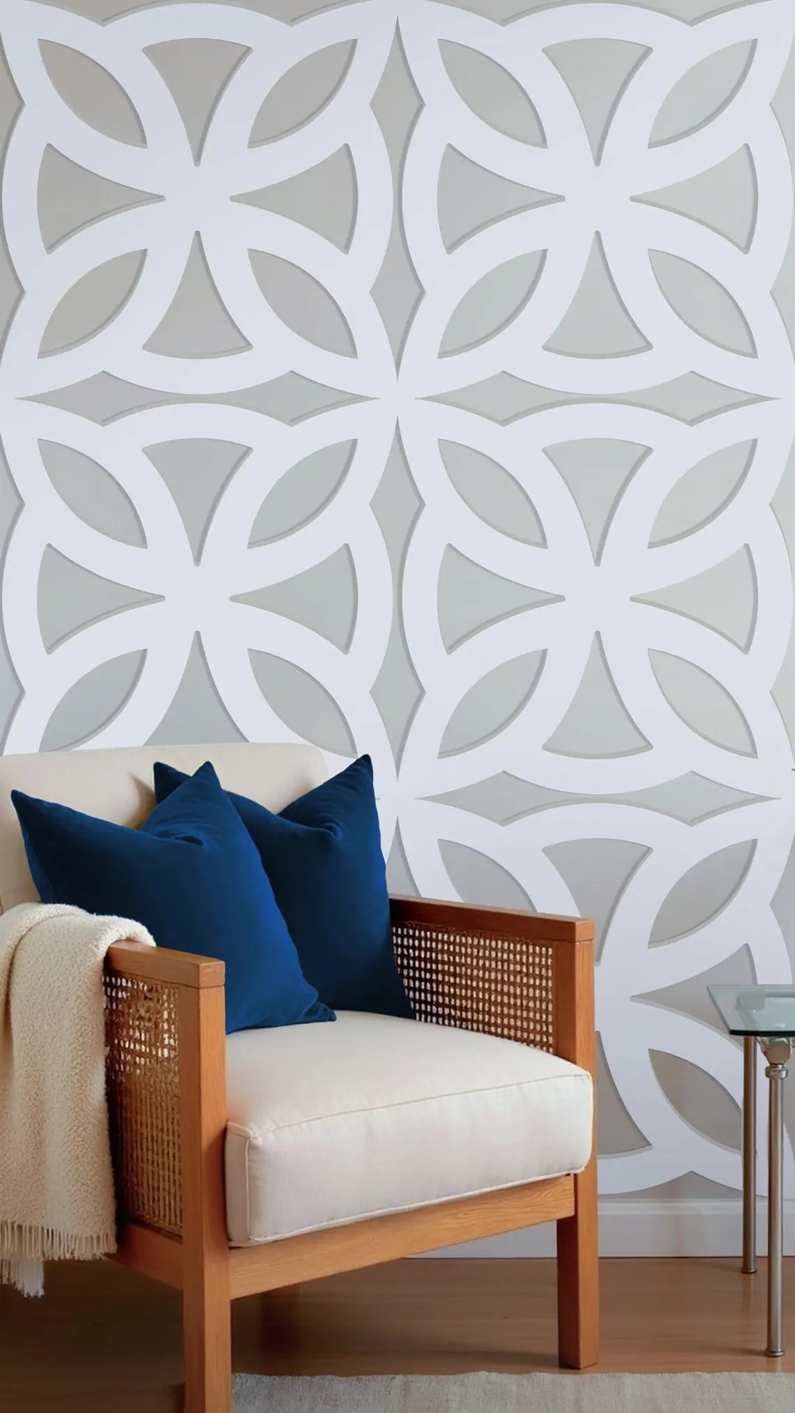 Bloom Star Decorative Wall Panels | Rental Friendly | Peel & Stick | Humidity Resistant