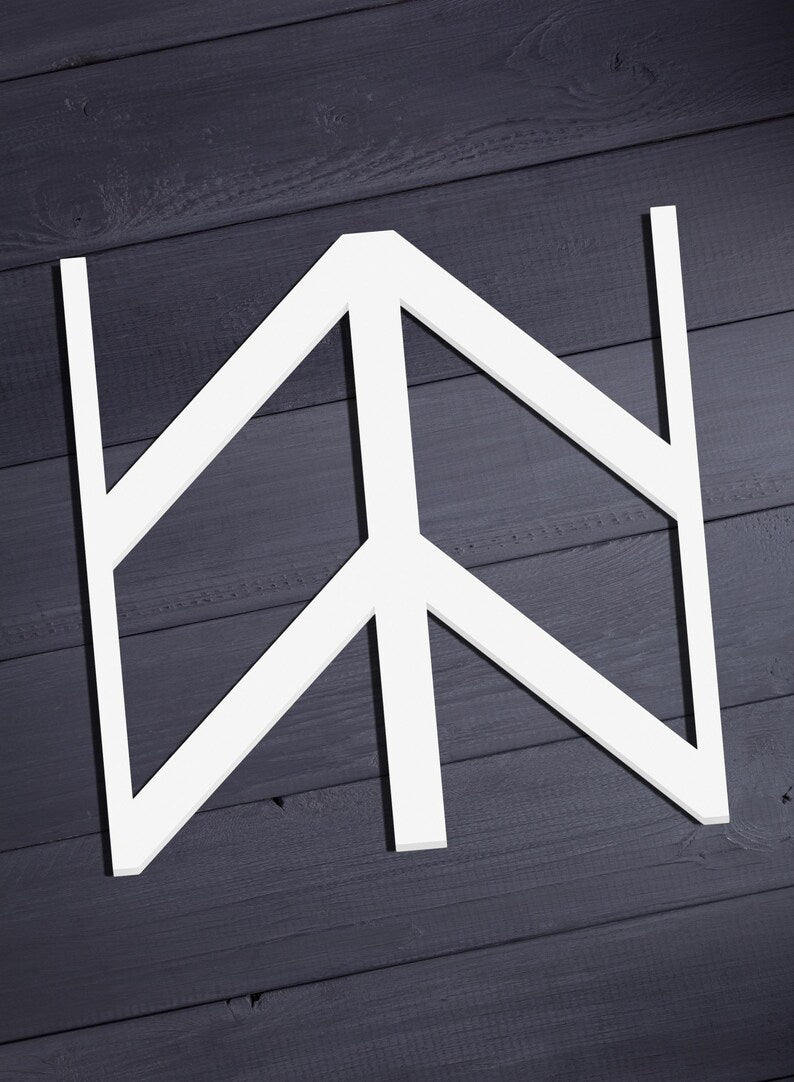 Chevron Arrow Wall Panels | Rental Friendly | Peel & Stick | Humidity Resistant