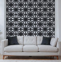 Starburst Geometric Wall Panels | Rental Friendly | Peel & Stick | Humidity Resistant